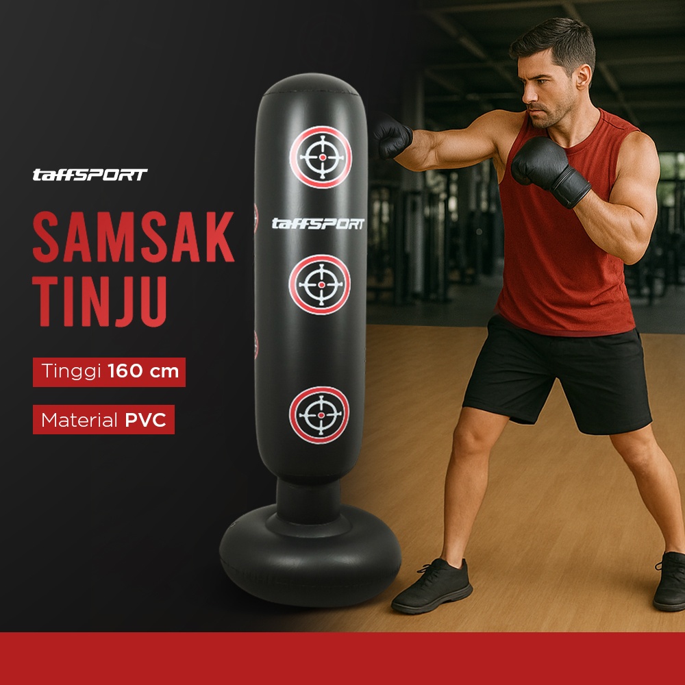 Jual Alat Tiang Samsak Tinju Boxing Berdiri Pompa Angin Inflatable ...