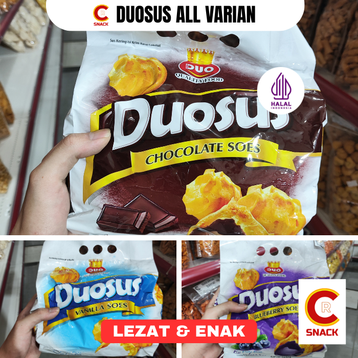 Jual DUOSUS SOES 500g Manis Gurih Enak Halal Renyah Snack Sus Kering ...