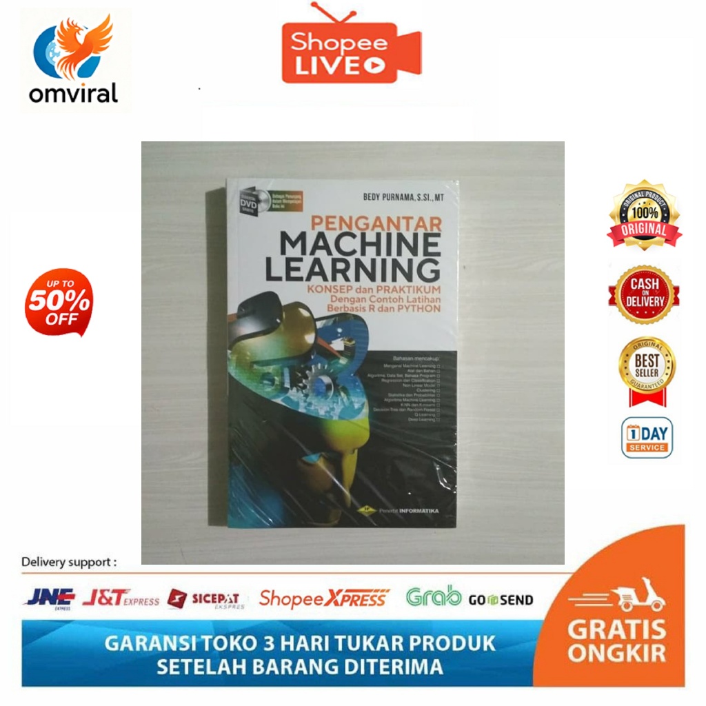 Jual Buku Pengantar Machine Learning: Konsep dan Praktikum dengan R dan ...