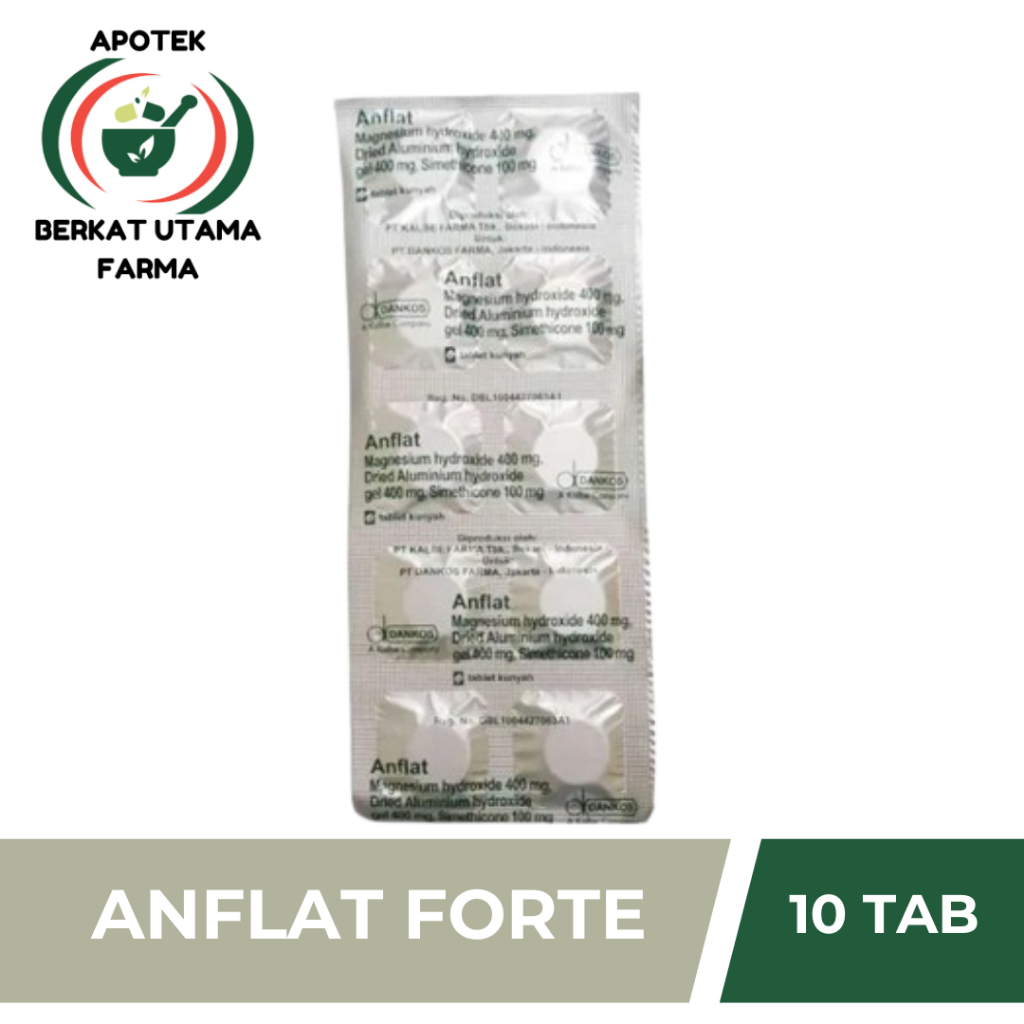 Anflat Forte Strip 10 Tablet Obat Maag