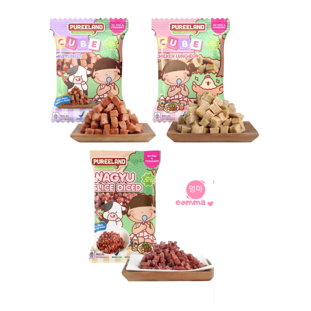 Jual 12+ PUREELAND FROZEN CUBE BEEF CHICKEN/ SLICE DICED BEEF/ DAGING ...
