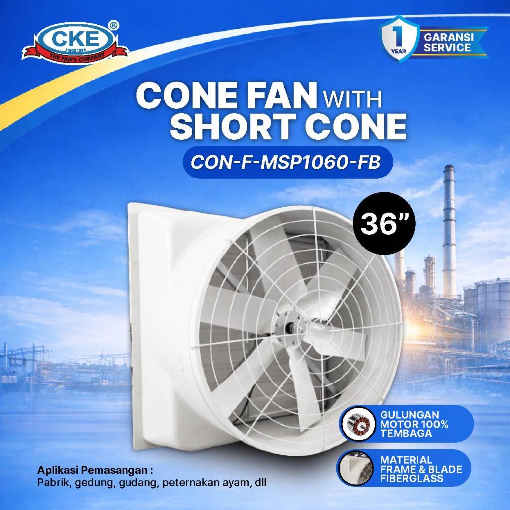 Jual Exhaust Cone Fan FRP 36 Inch Kipas Blower Short Cone 36