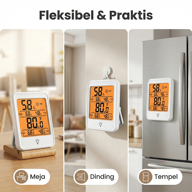 Jual Hygrometer Digital Akurasi Tinggi | Termometer Ruangan dengan ...