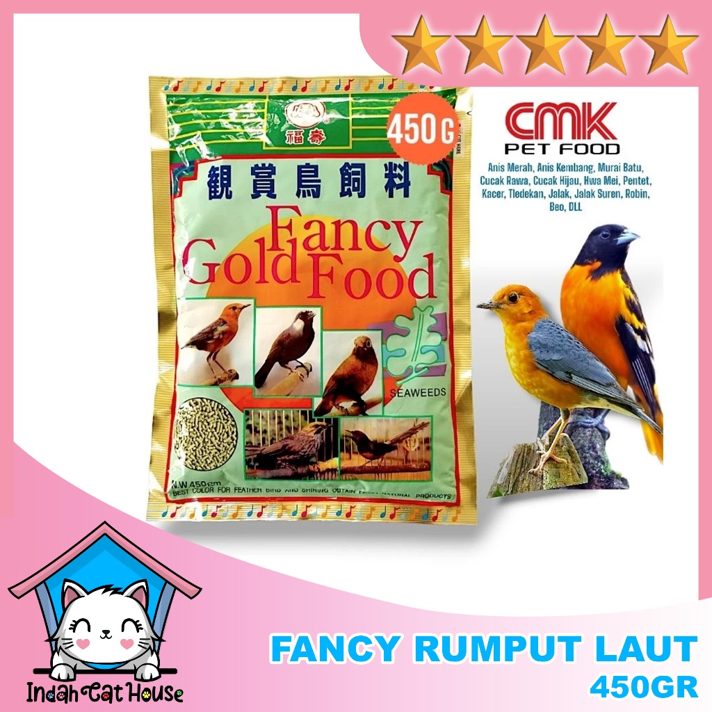 Jual FANCY GOLD FOOD SEAWEET PAKAN MAKANAN BURUNG PUR VOER FANCY GOLD ...