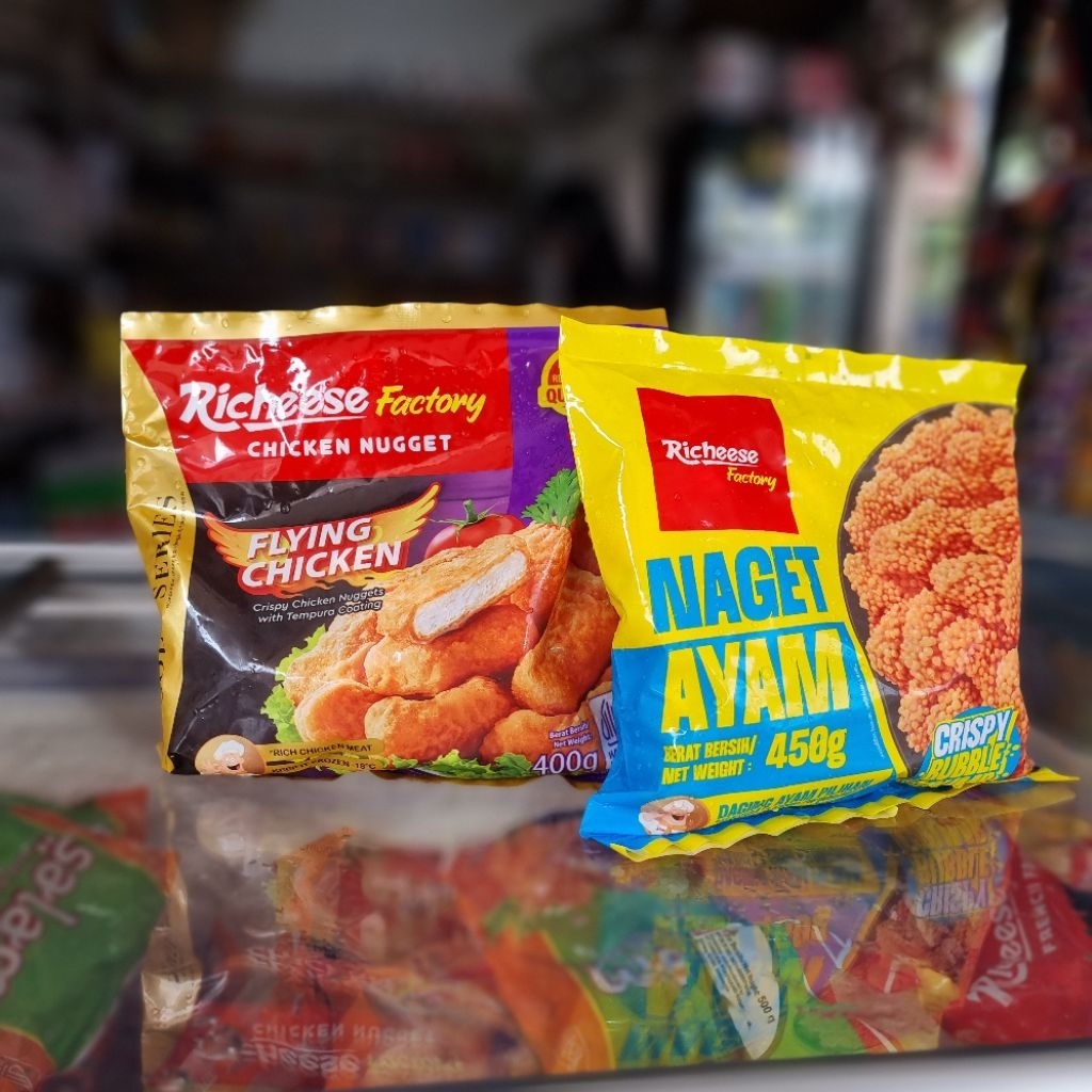 Jual Richeese Factory Chicken Nugget Crispy Bubble 450g Tempura 400g ...