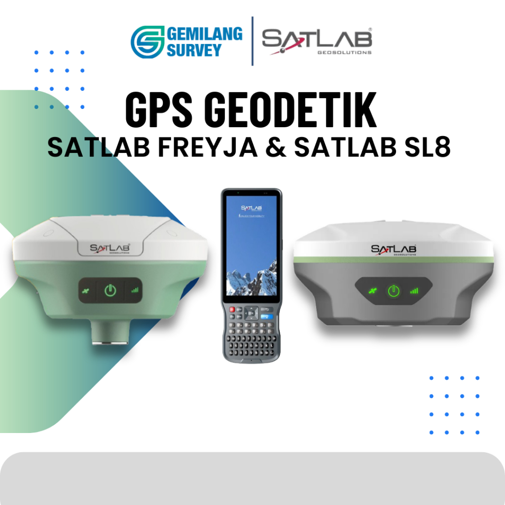 Jual GPS Geodetik SATLAB SL8 Rover & SATLAB FREYJA Base IMU-RTK GNSS ...