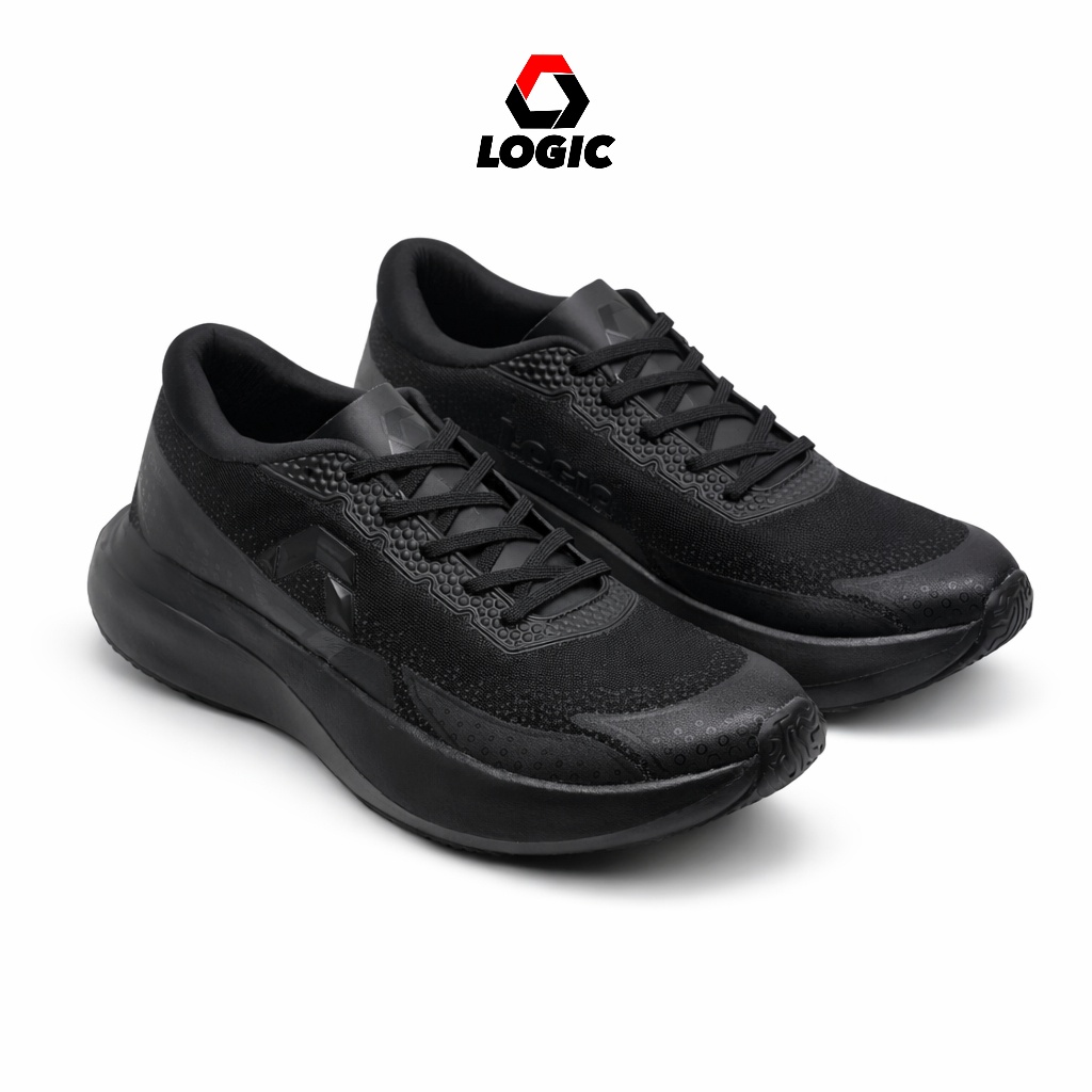Jual Logic - Series Genetic Full Black | Sepatu Pria Olahraga Men's ...