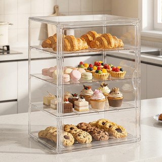 Jual Lemari Makanan Tertutup Rak Display Makanan Food Storage Cabinet ...