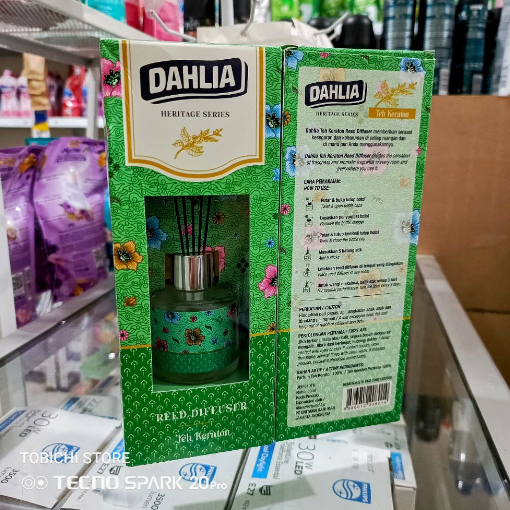 Jual Dahlia Reed Diffuser Teh Keraton Set 30ml | Shopee Indonesia