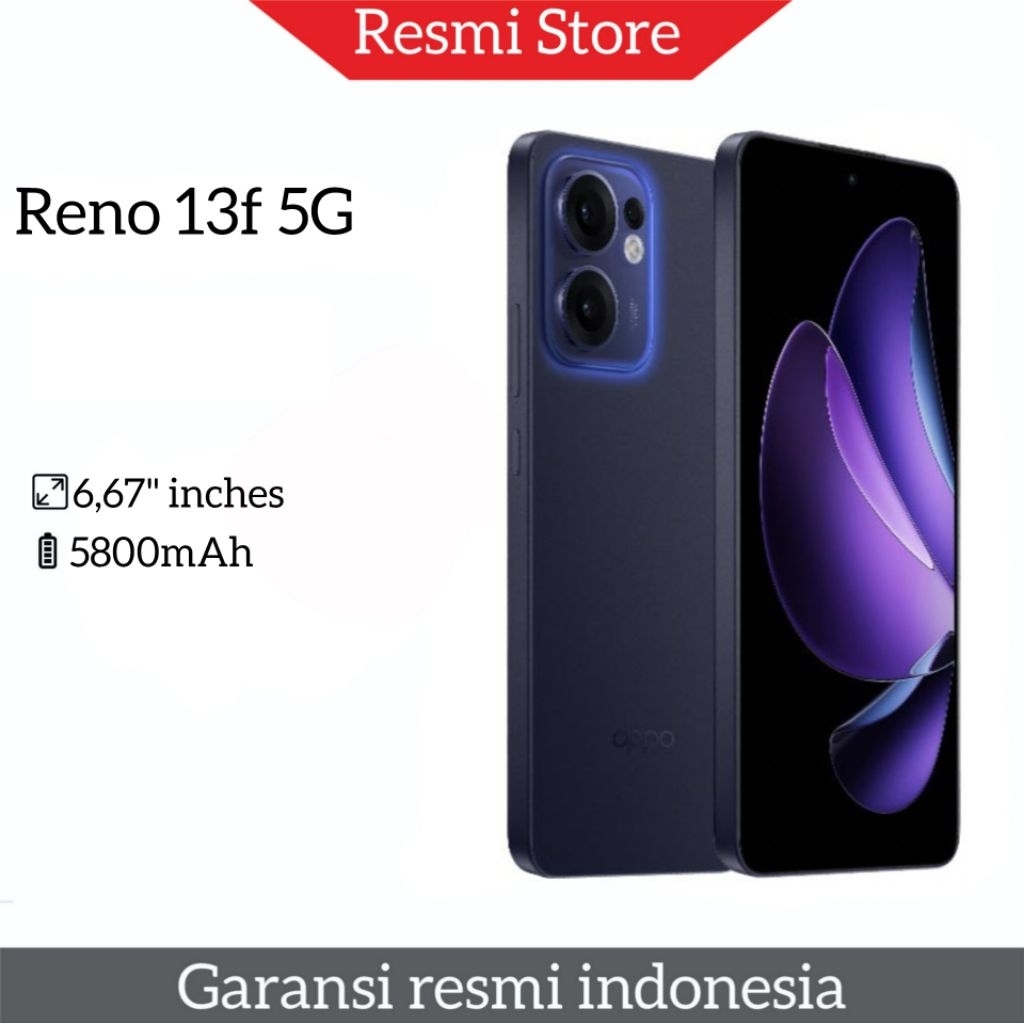 OPO RENO 13F 5G 12/256GB - 8/256GB GARANSI RESMI OPO
