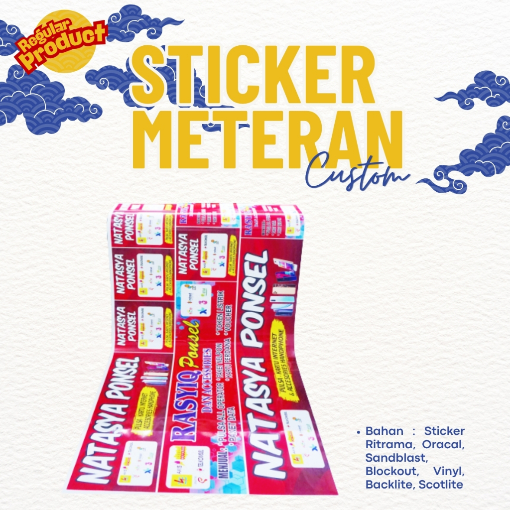 Jual Stiker Meteran Custom Bermacam Jenis Bahan - Stiker Ritrama ...