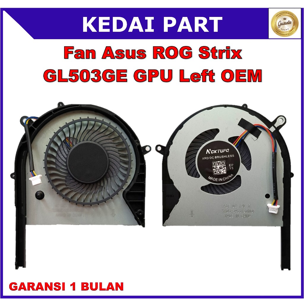 HK-Part Fan for Asus ROG Strix GL503GE GL703GE PX703GE PX703GE PX703GE