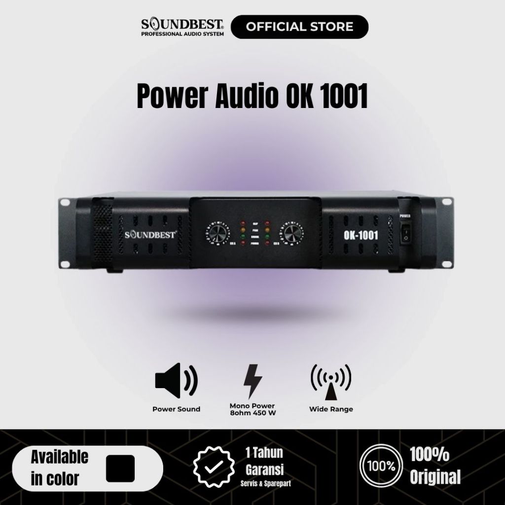 Jual SOUNDBEST Power Audio OK 1001 | Shopee Indonesia