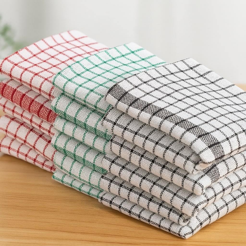 Jual DRAPIQ - Serbet Kain Putih Katun 30x30 Lap Tangan Dapur & Makan ...