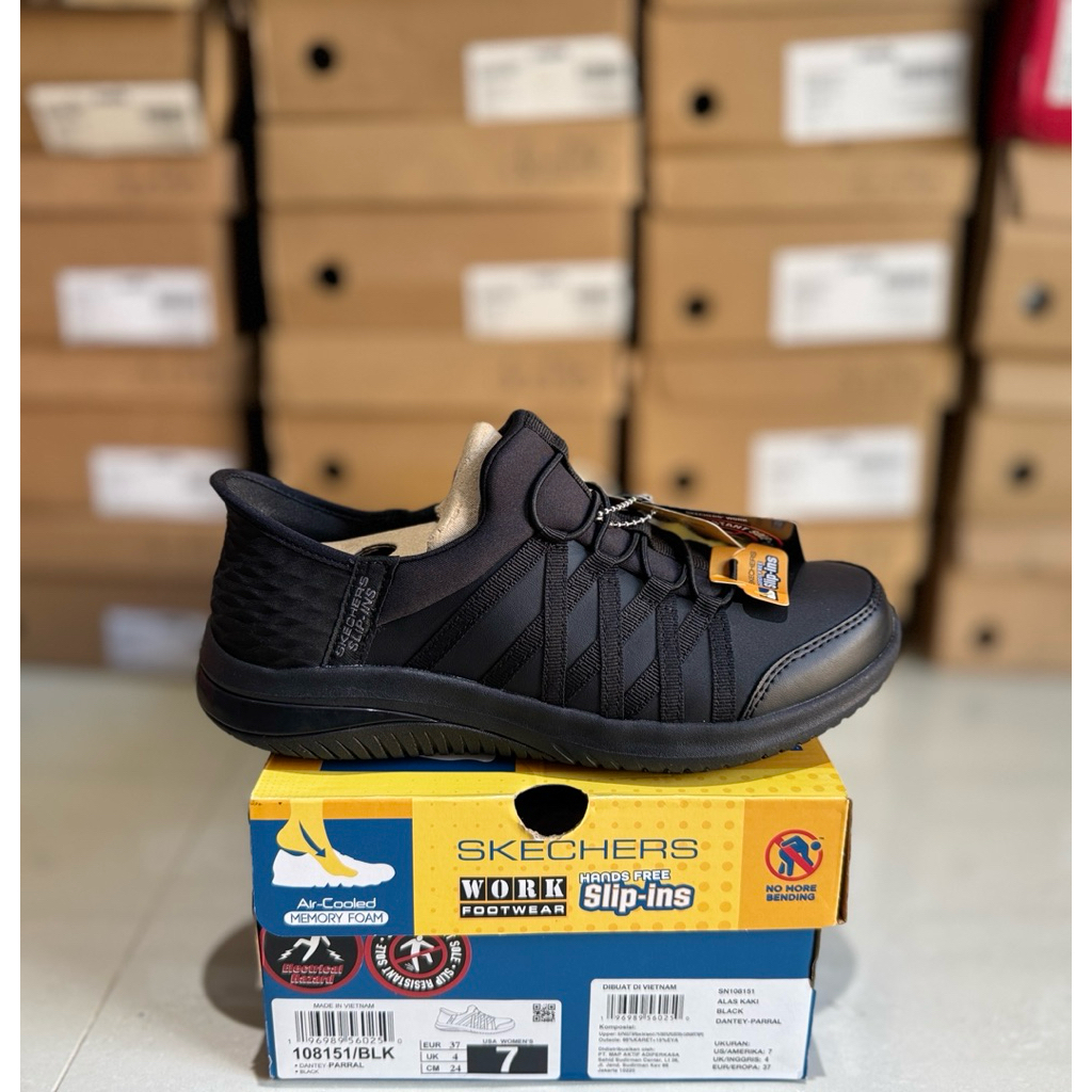 SKECHERS DANTEY 108151/BLK SIZE 37/39