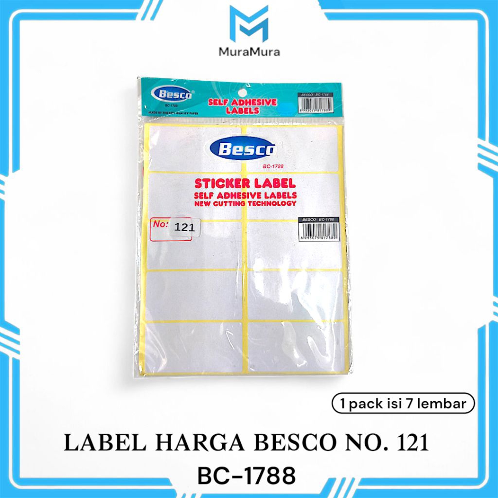 Jual Sticker Label Harga Besco BC-1788 Self Adhesive Label Kertas ...