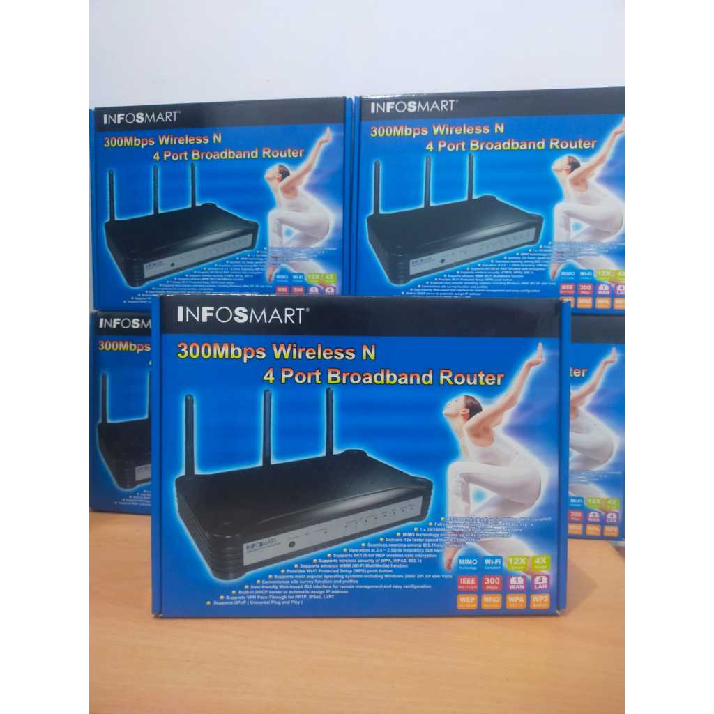 Jual Router Wireless Baru Merk INFOSMART | Shopee Indonesia