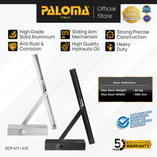Jual PALOMA Door Closer Penutup Penahan Pintu Otomatis Hydraulic ...