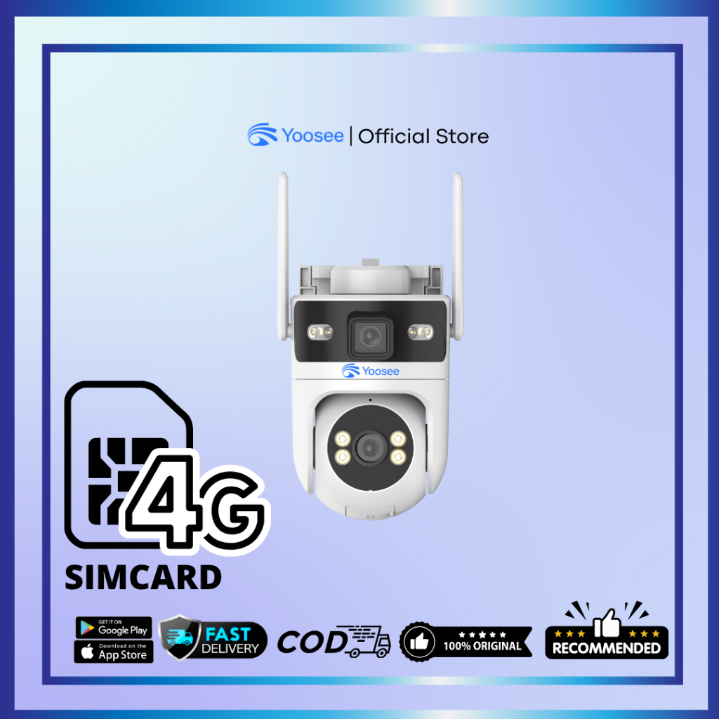 Jual Yoosee Camera CCTV YS-Q107-SIMCARD Outdoor Original Dual Lensa ...