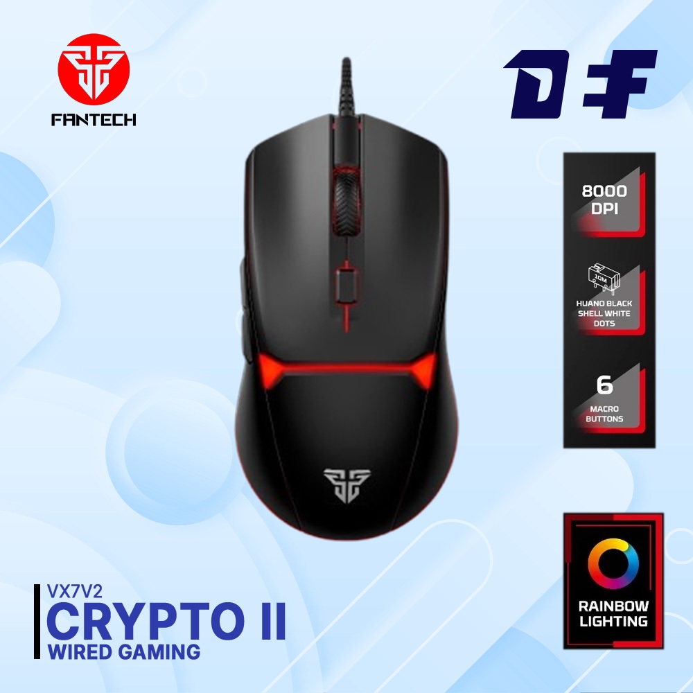 Jual Fantech VX7V2 / VX7-V2 / VX-7V2 Wired Gaming Mouse With Macro RGB ...