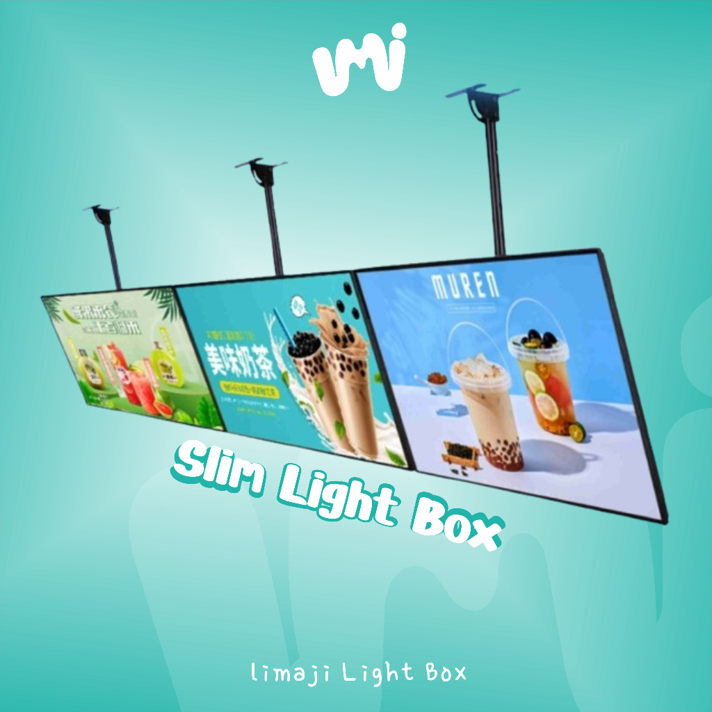 Jual READY LED Cafe Menu Board BRACKET | LED Signboard | Light Board ...