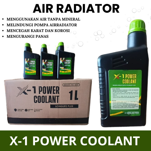 Jual 1 DUS RADIATOR COOLANT ISI 12 BOTOL MERK X-1 POWER | Shopee Indonesia