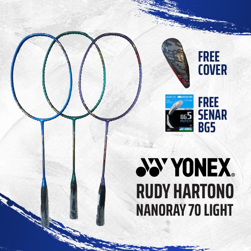 Jual Raket Badminton Yonex Rudy Hartono Nanoray 70 Light + BONUS Senar ...