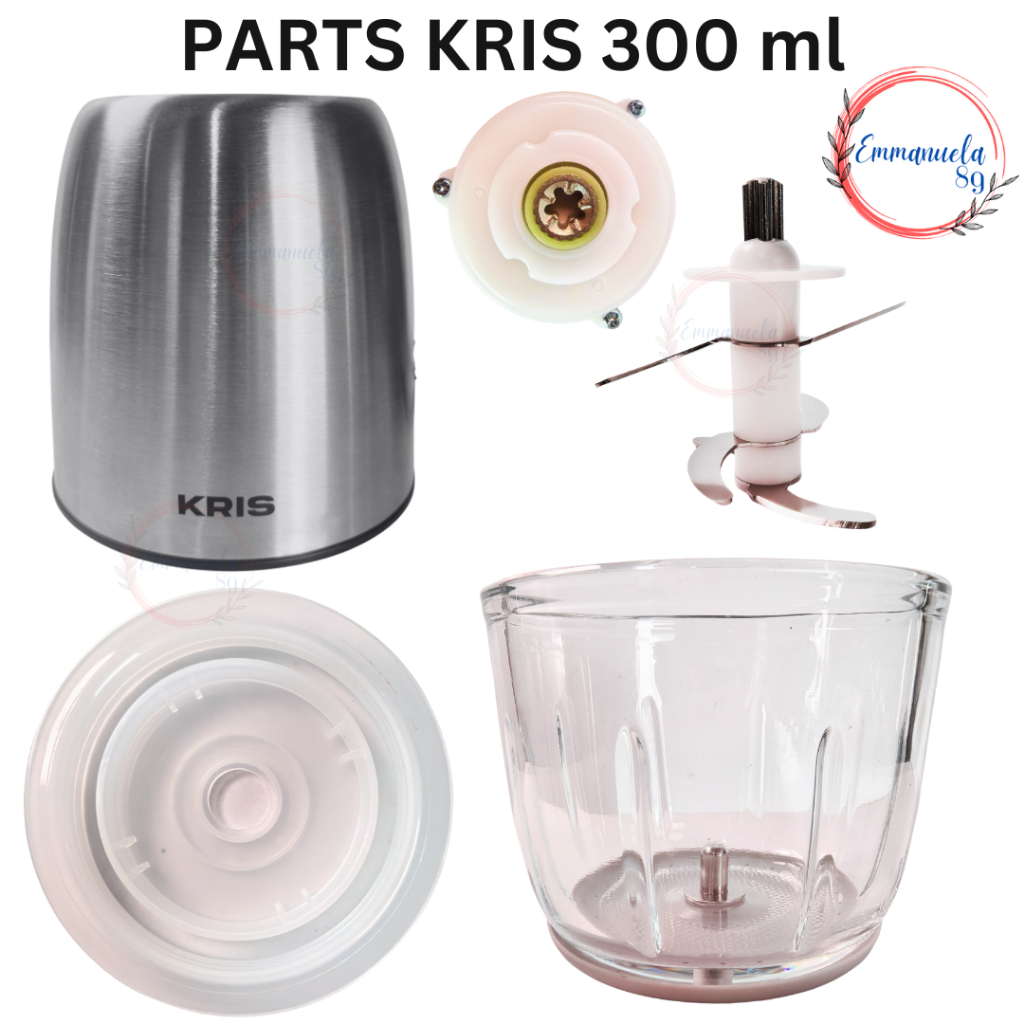 Jual Sparepart KRIS Mini Chopper Mesin Pisau Cup Tutup 300 ml | Shopee ...