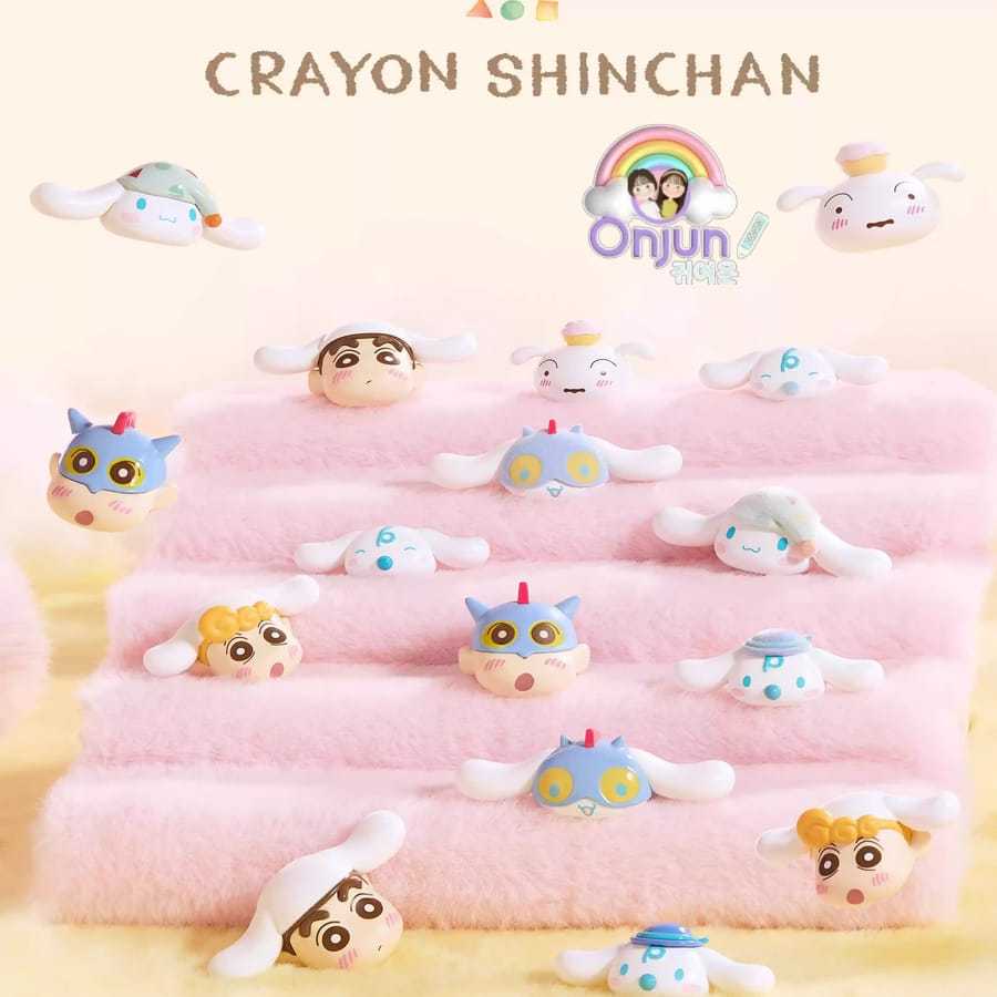 Jual Blind Box MINISO SANRIO LICENSE Cinnamoroll X Crayon ShinChan The ...