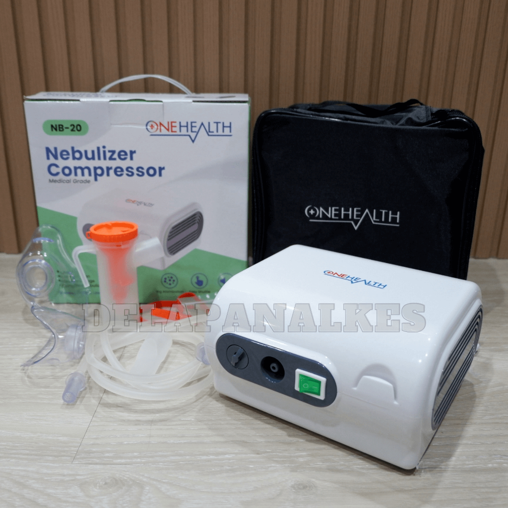 Jual READY Serenity / OneHealth Nebulizer Compressor NEC-208 Digital NB ...