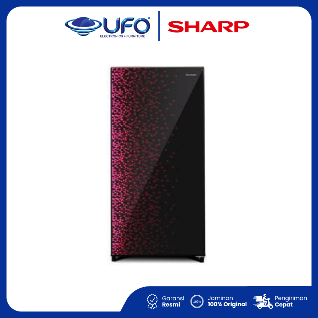 Jual Sharp Kulkas 1 Pintu SJX165MGGR/SJX165MGGB Semi Automatic Defrost ...