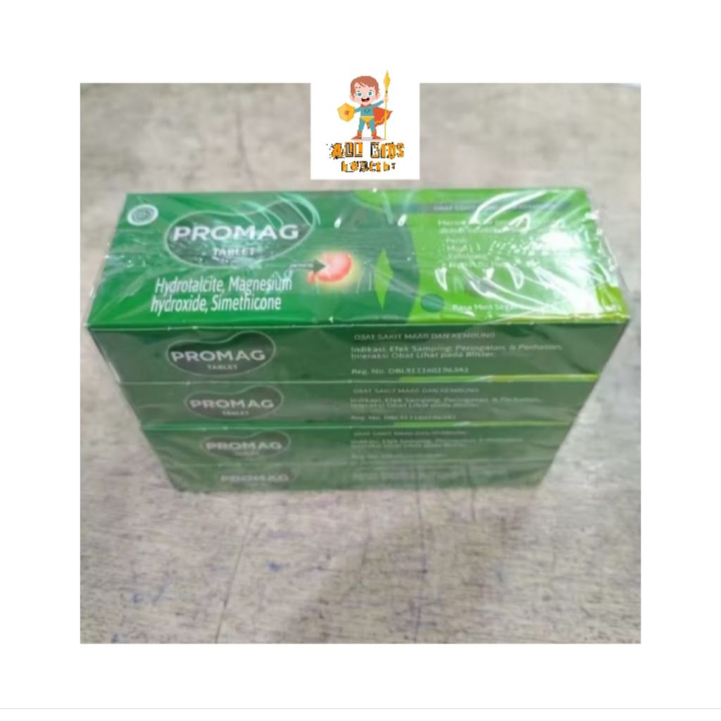 Jual Promag Tablet 1 Slop isi 4 Box = 120 Tablet | Shopee Indonesia