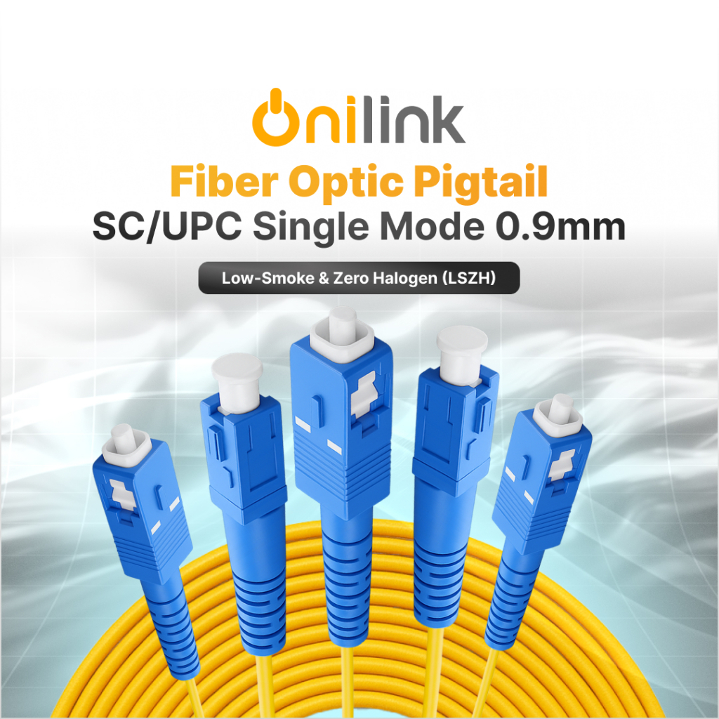 Jual ONILINK FIBER OPTIC PIGTAIL SC/UPC SINGLE MODE 0.9MM 1.5 METER ...