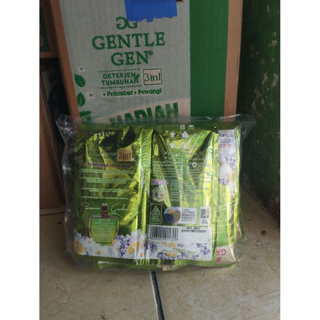 Jual sabun cair gentle gen renceng 80ml isi 16 sachet | Shopee Indonesia
