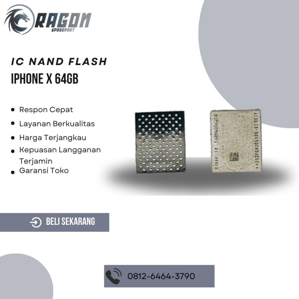 Jual IC NAND FLASH IP X 64GB/256GB ORIGINAL NEW | Shopee Indonesia