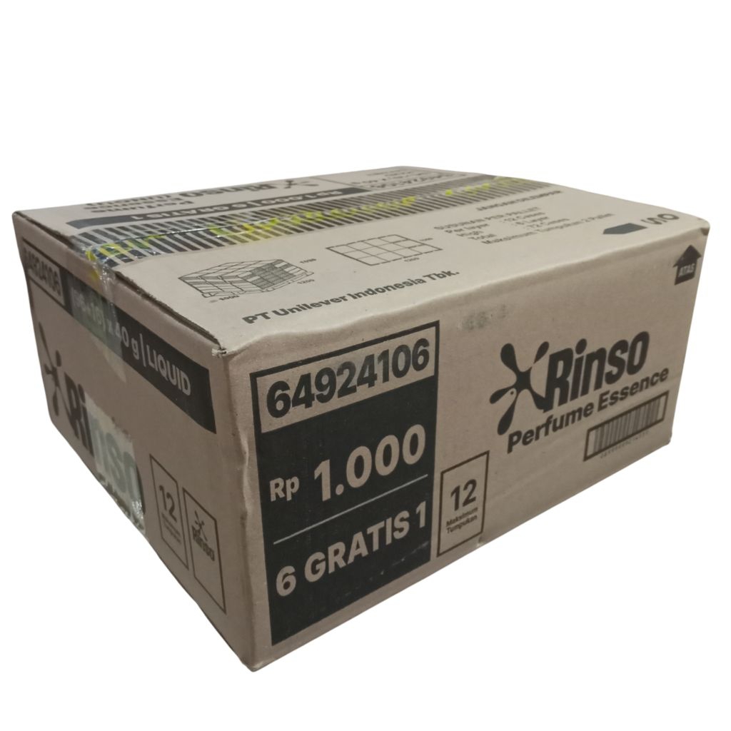 Jual 1 DUS/KARTON/BOX RINSO CAIR SIGNATURE PERFUME 1000 PERFUME ESSENCE ...