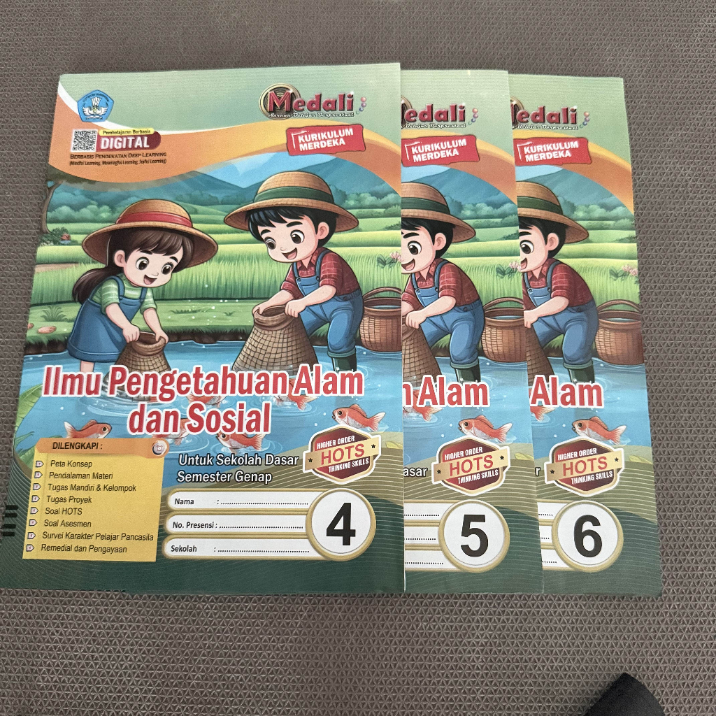 Jual Buku LKS Ilmu Pengetahuan Alam dan Sosial Kelas 4 5 6 SD/MI ...
