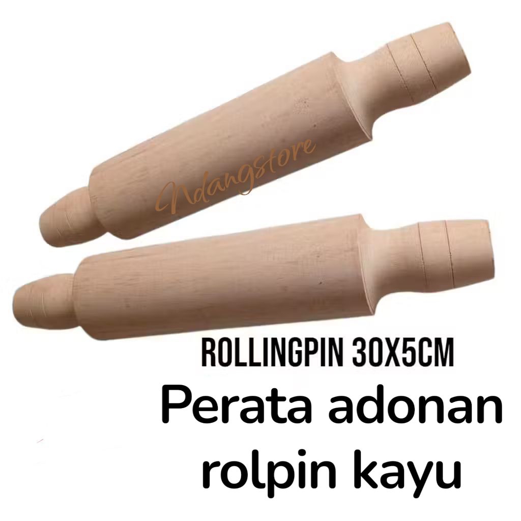 Jual rolingpin kayu ukuran besar alat pengilas adonan perata adonan ...