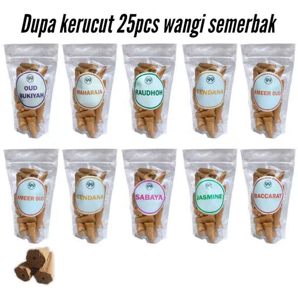 Jual Dupa Bukhur Kerucut Krucut Isi 25 pcs Asap Bawah GROSIR | Shopee ...