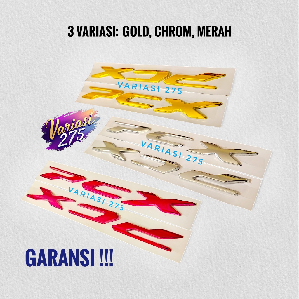 Jual Emblem PCX / logo PCX / tulisan PCX timbul / tulisan PCX 3D ...