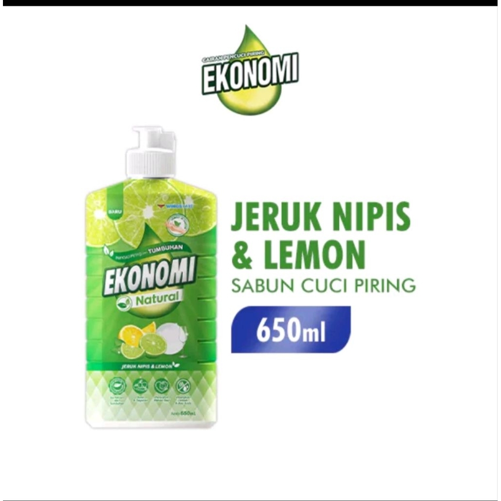 Jual EKONOMI SABUN CUCI PIRING BOTOL 650ML | Shopee Indonesia