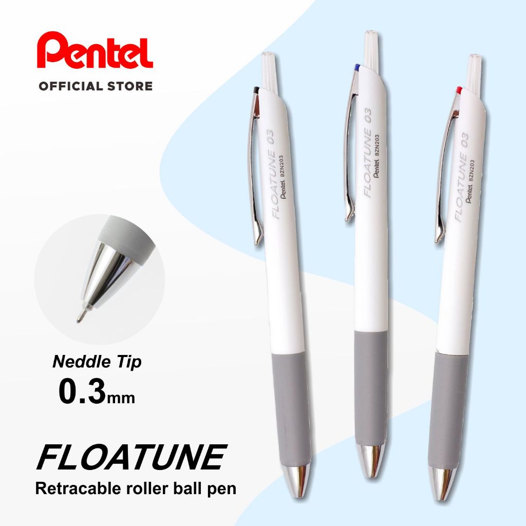Pulpen Floatune Pentel Pena Retractable