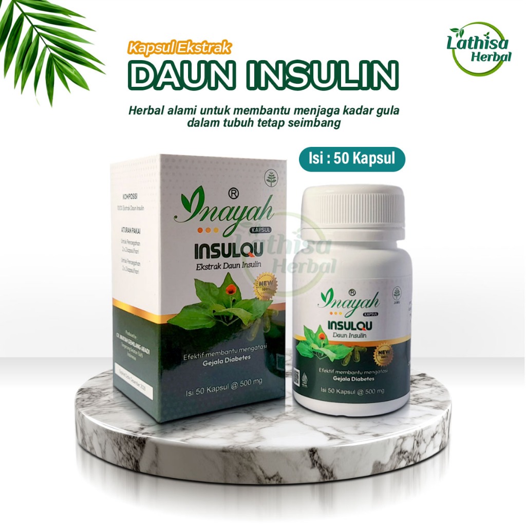 Obat Diabet Turun Gula Kapsul insulin insulqu Inayah