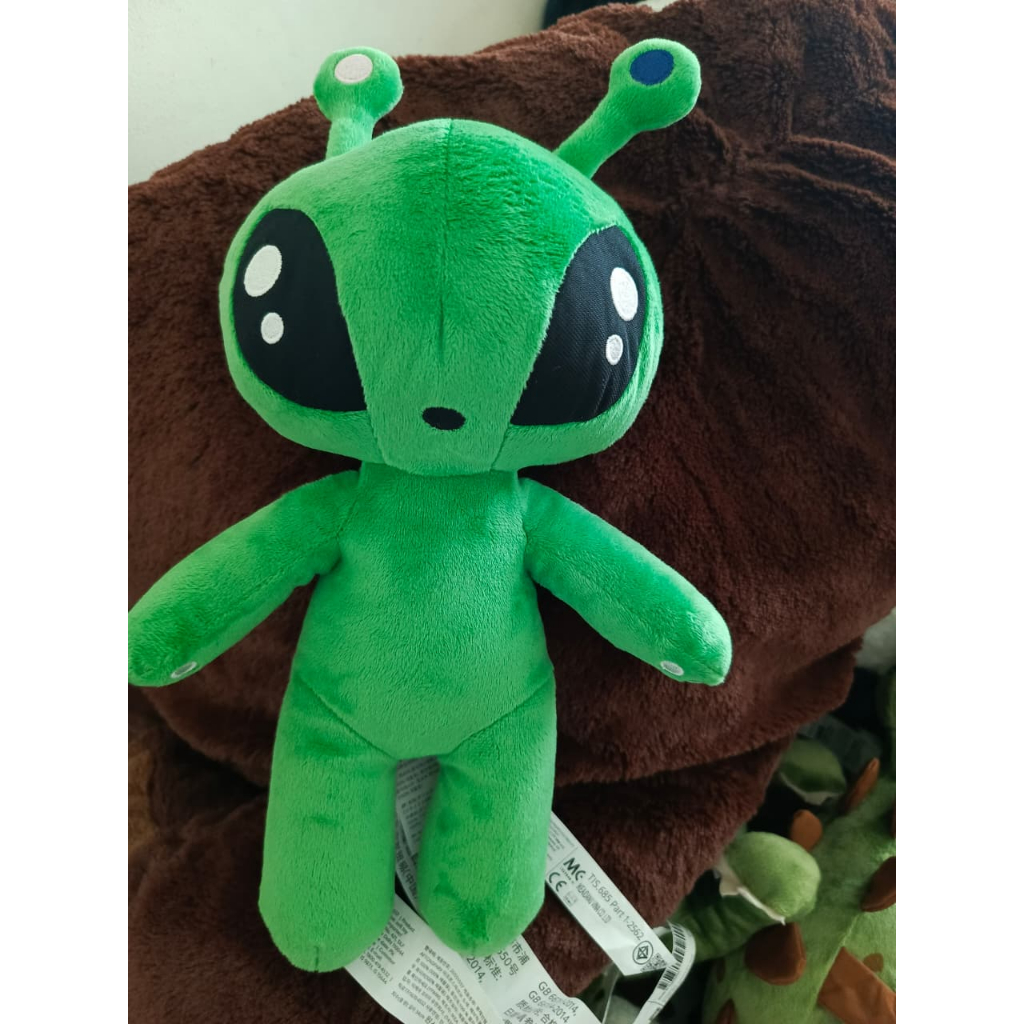 Jual Boneka lembut imajinasi luar angkasa IT AFTONSPARV , alien/hijau ...