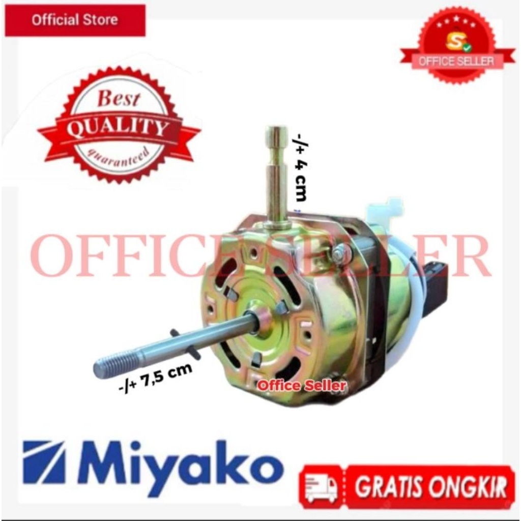  Jual DINAMO MESIN KIPAS ANGIN MIYAKO 16 INCH - 7116 STAND FAN / BERDIRI Bildidee 