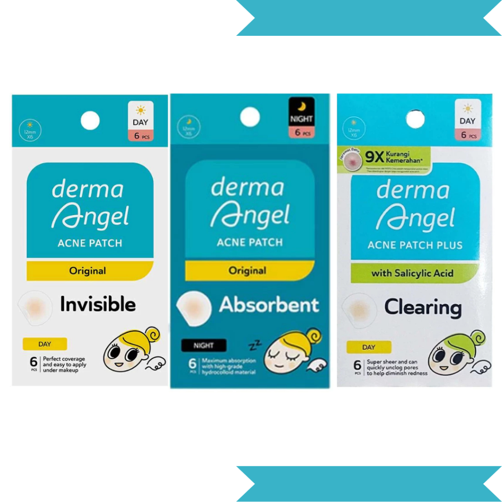 Jual Derma Angel Acne Patch Original & Salicylic Acid Day | Night (6 ...