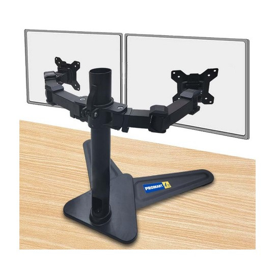 Jual Bracket Dual Monitor Stand and Adjustable Arms Vesa Mounts Screens ...