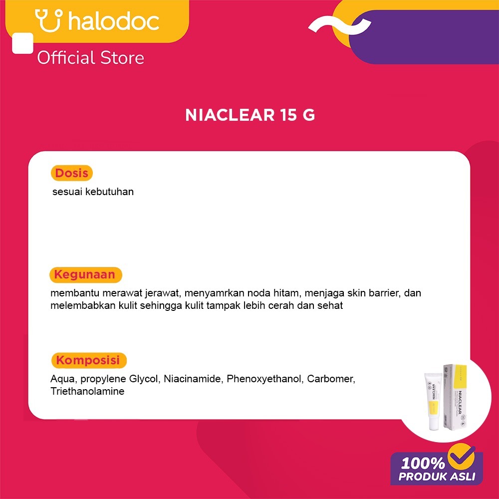 Jual Niaclear 15 g | Shopee Indonesia