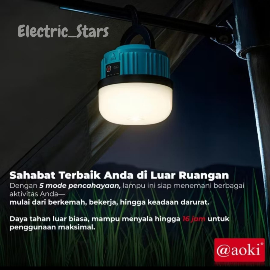 Jual Aoki Omniglow 520 Lampu Emergency Led Magnet / Gantung, Baterai ...