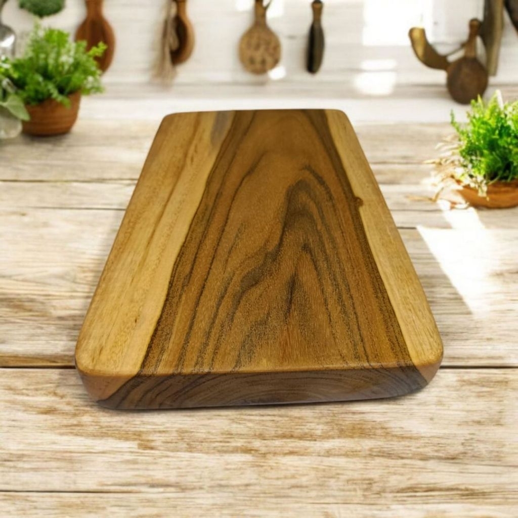Jual TALENAN KAYU JATI SUPER TEBAL TALENAN DAGING | Shopee Indonesia